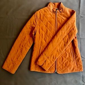 (B) Quilted riding jacket - Hillary Radley-Orange
